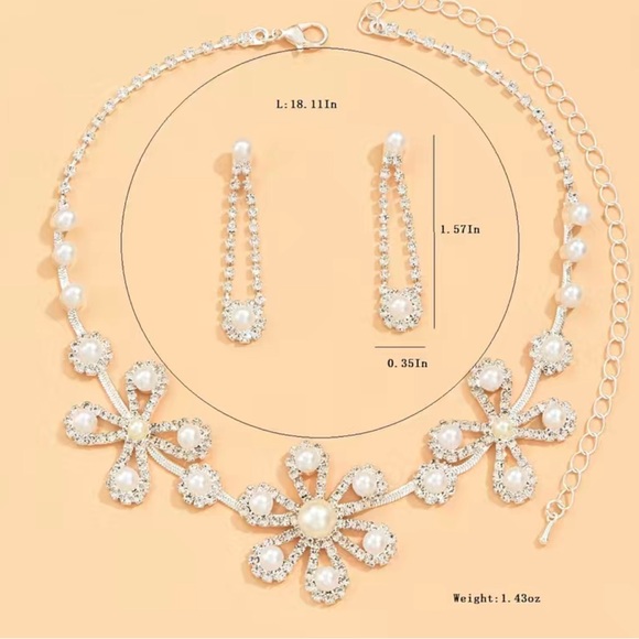 Flower Jewelry Set - Picture 3 of 6